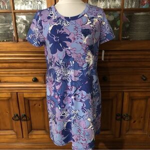 NWT Talbots Floral Tee Dress
